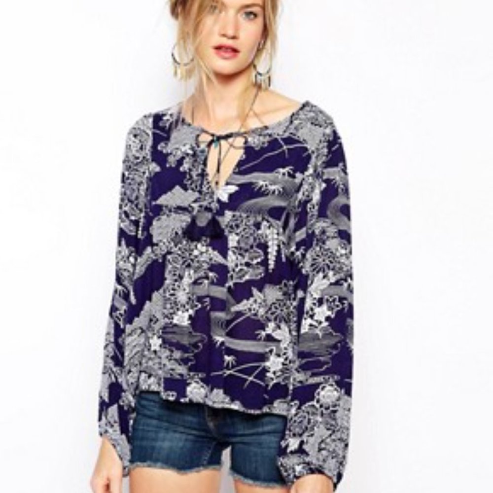 Ralph Lauren Denim & Supply Boho Long Sleeve Top